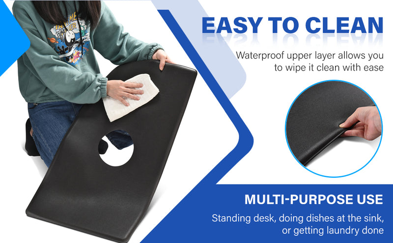 Standlypad Anti Fatigue Mat with Foot Massage Ball – Kneely
